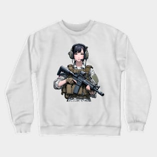 Tactical Girl Crewneck Sweatshirt